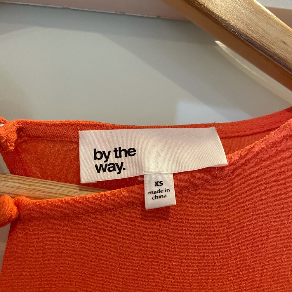 superdown Orange Long Sleeve Romper - Picture 7 of 7